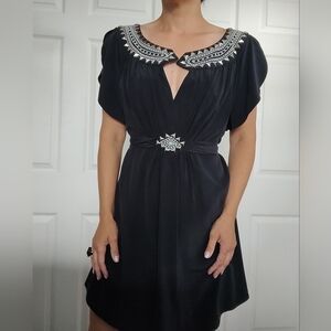 Alice by Temperley Mini Alma Silk Dress 10